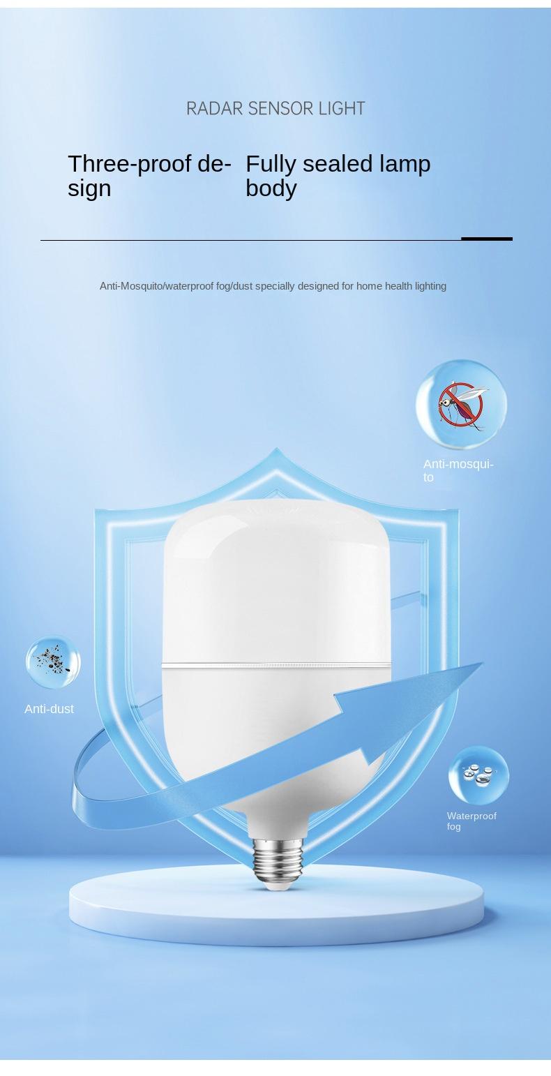 Product Introduction of LED Bulb Bright White Bulb Waterproof E27 Screw Bulb Photography Non-Strobe Household Lighting Bulb 6