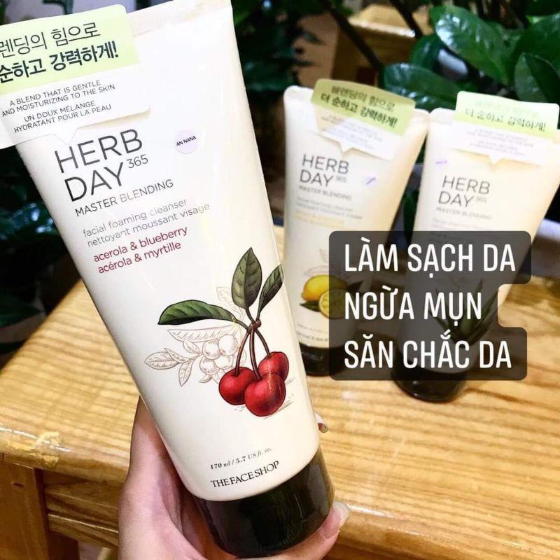 Sữa Rửa Mặt The Face Shop Herb Day 365 Cleansing Foam - Tabula Century - Tabula Century 1