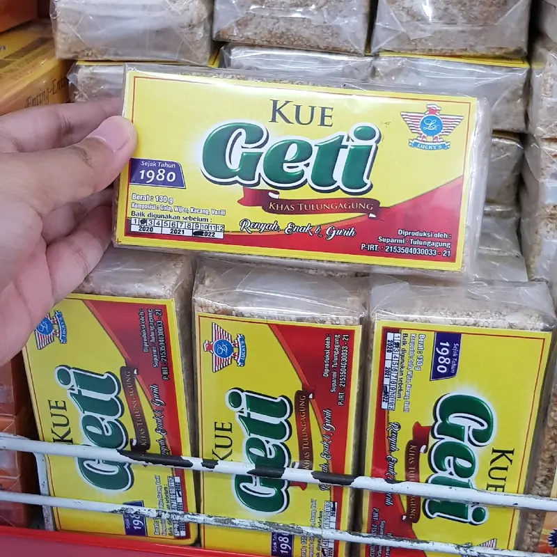 KUE GETI LUCKYS 130 GRAM 0