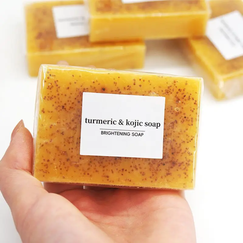 Turmeric Soap, Cold Pressed Soap, Deep Cleansing & Nourishing Soap for Face & Body, Body Wash & Soap for Women & Men, Skincare, Turmeric Bar Soap 5