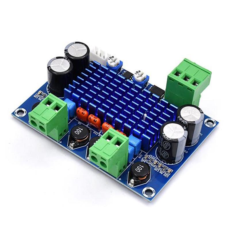 XH-M572 Powerful Digital Audio Amplifier Board TPA3116D2 Chassis Designed for Plug-in 5-28V Output 2x120W High-Fidelity Amplifier Module 7
