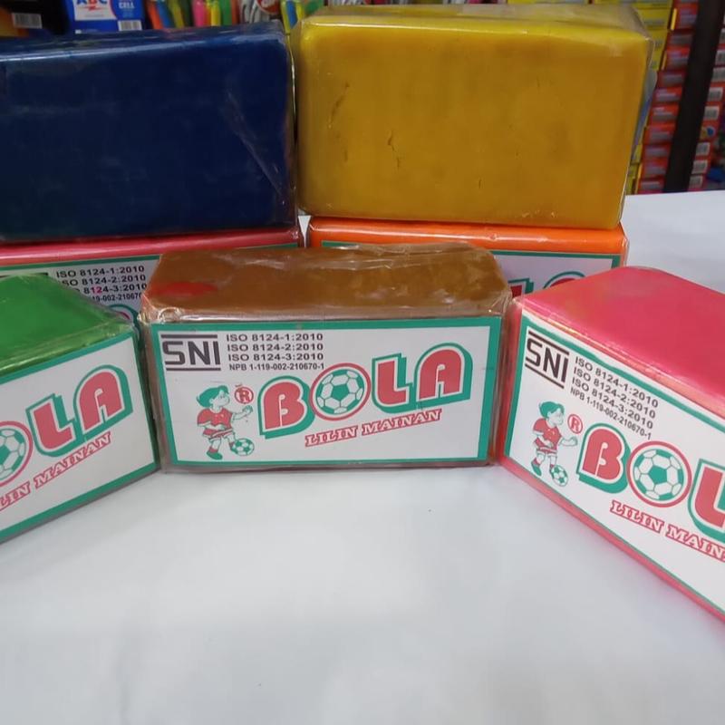 LILIN MAINAN MERK BOLA / LILIN BOLA BESAR WARNA RANDOM 2