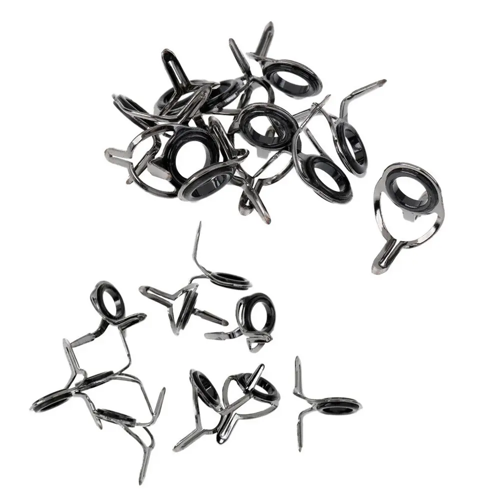 Two-foot guide Ring Line Repair Kit Fishing Accessories Eye Guides Fishing Rod Guides Tips Stainless Steel Circle Ring Eye Rings