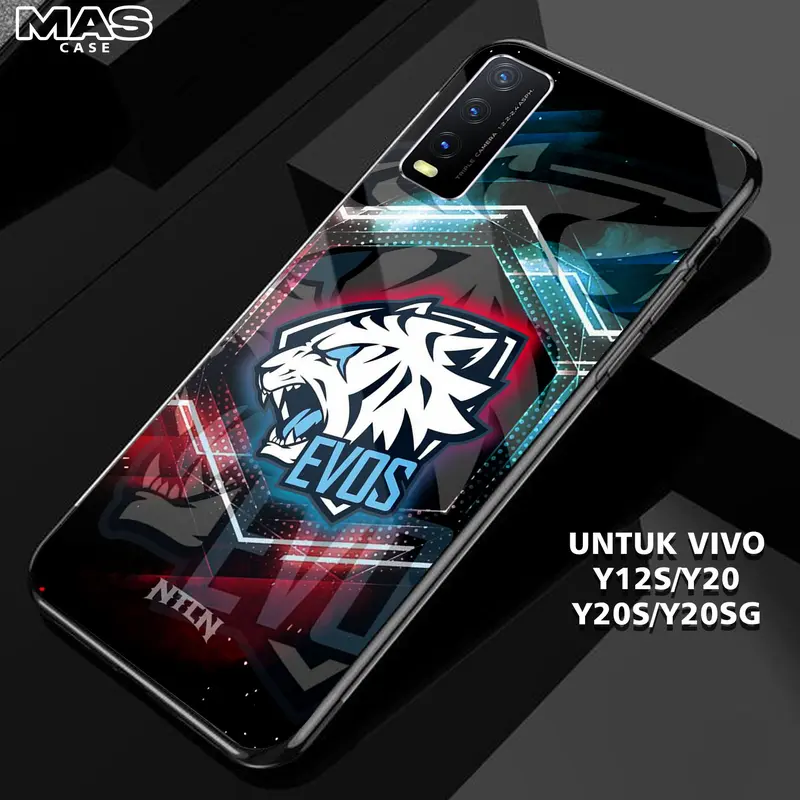 Case VIVO Y20/12S/Y20S/Y20SG Terbaru MAS Case [ EVOS-02 ] Casing VIVO Y12S/Y20/Y20S/Y20SG - Silikon Hp VIVO Y20 - Kesing Hp - Softcase Glass Kaca - Case Terlaris - Pelindung Hp - Case Terbaru VIVO Y20 - Cover Hp 5