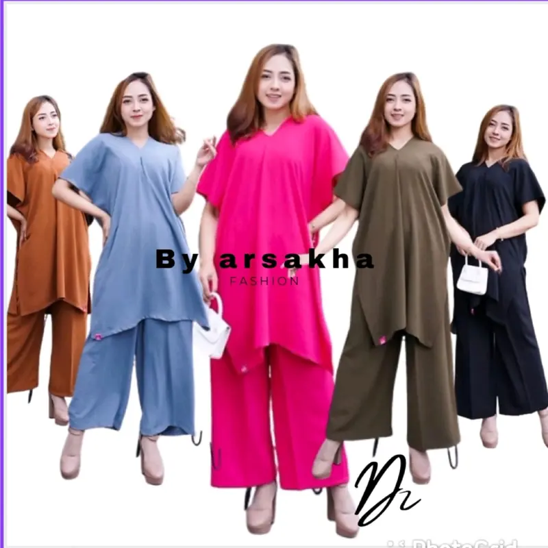 PROMO ONE SET NAGITA // SETELAN NAGITA CRINKLE PREMIUM 4