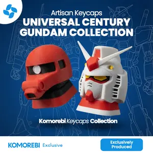 Artisan Keycap Gundam RX-78-2 Amuro Ray Char Zaku MS-05S Universal Century Keyboard (126)