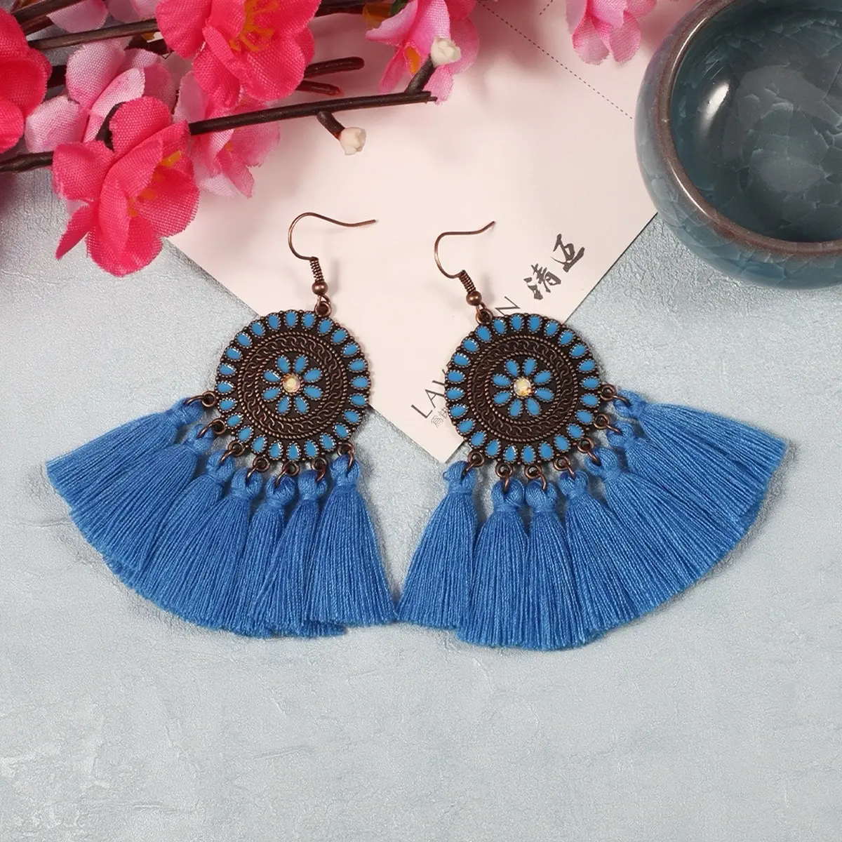 Hoa Tai Vintage Boho Trang Sức Phụ Kiện Cho Nữ - Women