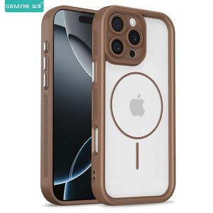 Ốp Điện Thoại Tương Thích Với iPhone 16 Pro Max Và iPhone 15 Pro, Cảm Giác Như Da, Thiết Kế Hai Trong Một Với Mắt Thiên Thần, Ốp 14, T2B47-16