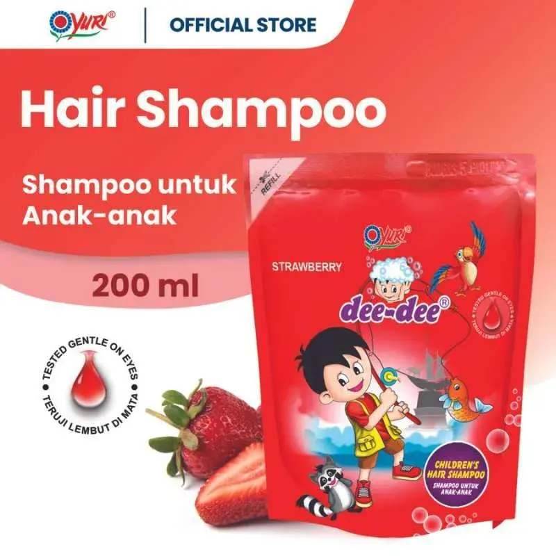 Dee-Dee baby & Kids Shampoo Refill 200 ml | isi Ulang | Peralatan Perawatan Bayi 100% Original HALAL [BPOM]