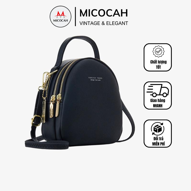 Balo Nữ Mini  Đeo Vai Đeo Chéo Da Mềm Nhiều Ngăn Đi Học Đi Chơi Tiện Dụng PL04 Backpack