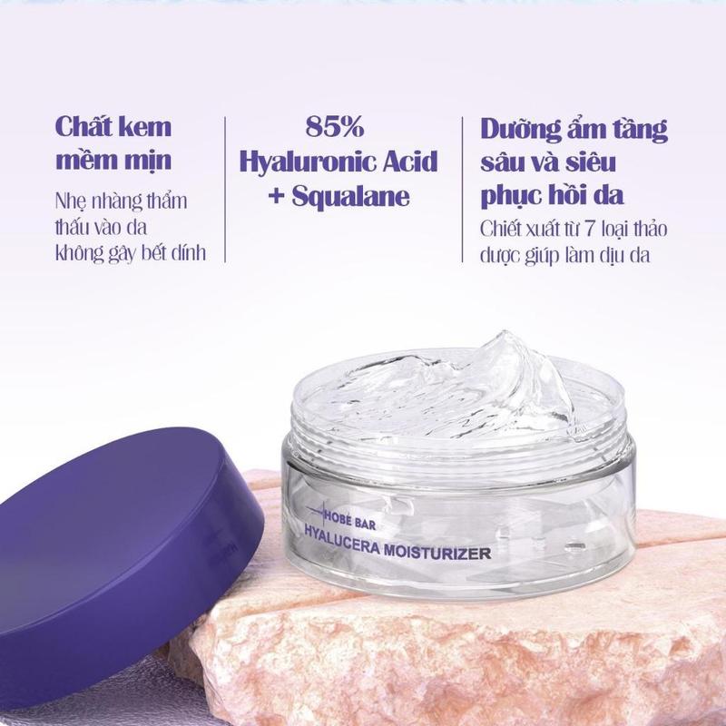SKINCARE Kem Dưỡng Ẩm HA HOBE BAR Hỗ Trợ Cấp Ẩm Làm Mềm Mịn Và Làm Đẹp Da Dành Cho Cả Nam Và Nữ 55ml Dưỡng Ẩm Da Kem Face