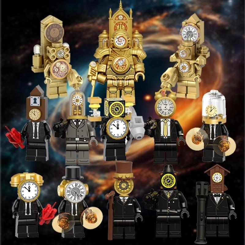 Minifigures Toliet Skibidi, TV Titan Monitor, Người Đàn Ông Loa, Khối Xây Dựng, Đồ Chơi Trẻ Em Bộ Lắp Ráp Xếp Hình Toy 6