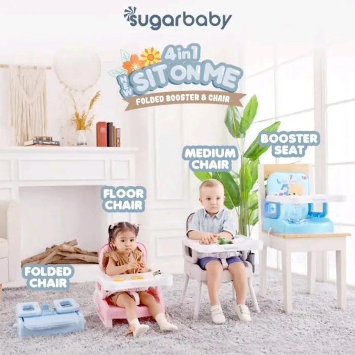 Makassar! Sugar Baby Sit On Me Booster Seat / Kursi Makan Bayi 1