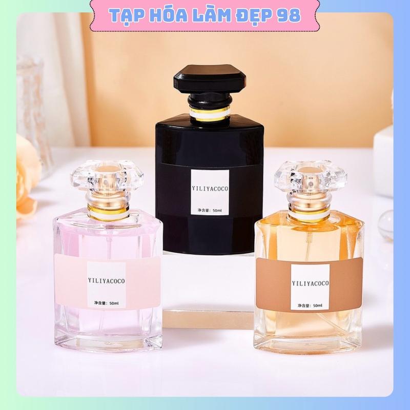 COMBO 3 CHAI NƯỚC HOA NAM NỮ YILIYACOCO 50ML NỘI ĐỊA TRUNG XỊT THƠM BODY PERFUME