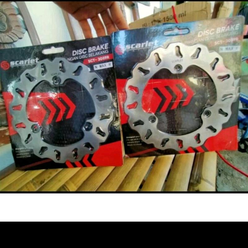 N MAX AEROX OLD NEW PIRINGAN REM CAKRAM DISC BRAKE DPN BLKG ORIGINAL SCARLET N MAX OLD NEW AEROX LEXI UKURAN STANDAR VARIASI Motorcycle 4