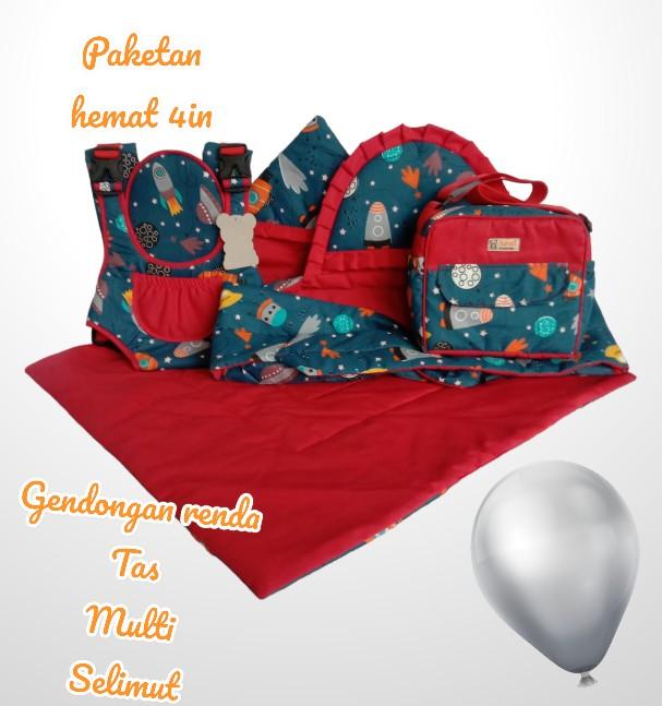 Product Introduction of Paketan Hemat 4 in 1 Gendongan Samping Renda, Gendongan Depan, Selimut, Tas Kecil Bayi Balita Cewek Cowok   Perlengkapan Bonceng 10