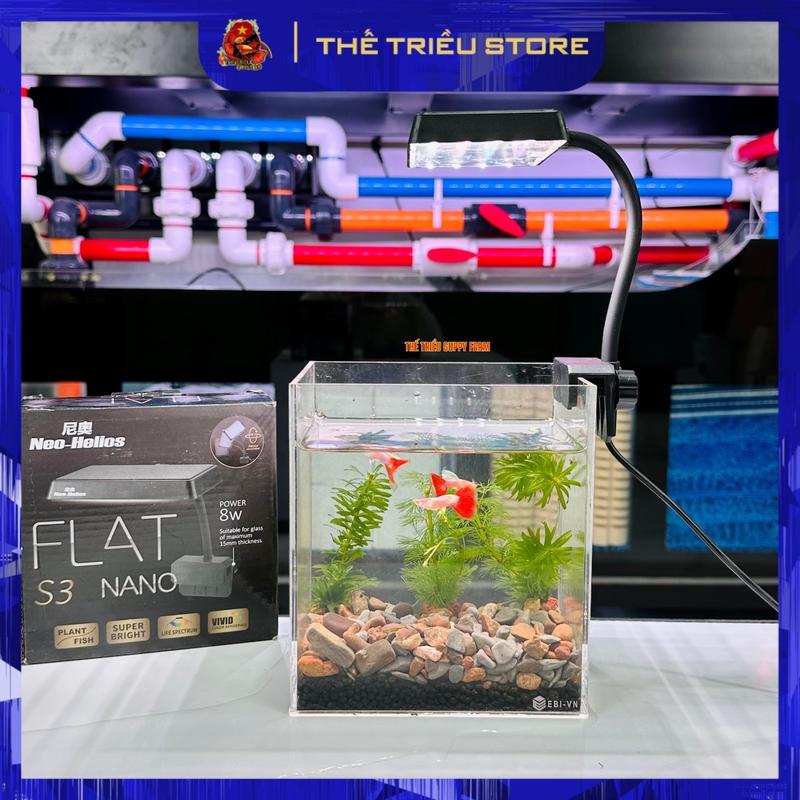 Đèn Led Neo Helios FLAT S3 Plus Nano ( Đỏ cá không đỏ nước ). Chuyên Dụng Cho Hồ Thủy Sinh, Hồ Cá Nhỏ