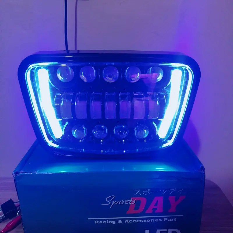 Lampu Daymeker Rx king Oval lis Hitam Lis Crome Motorcycle Daymaker 4