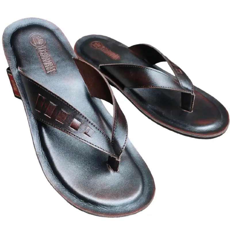Sandal kulit asli || Sandal Pria Masa Kini || Sandal Jepit Kulit (007) 0