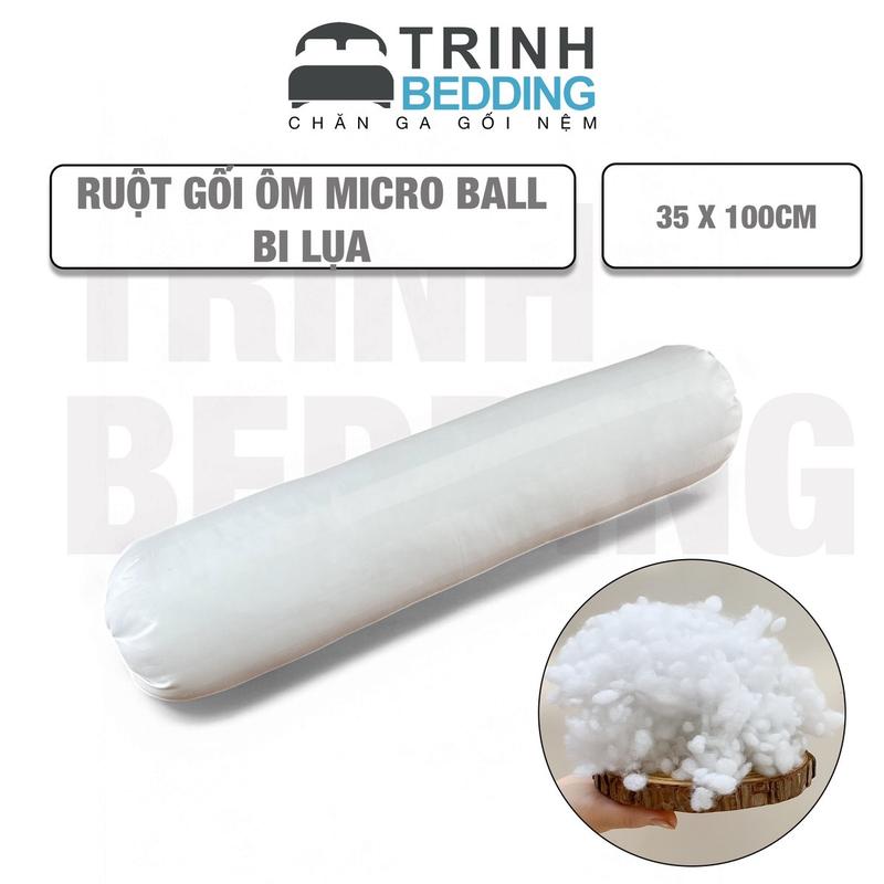 Ruột Gối Nằm|Ruột Gối Ôm|Bông Bi Micro Ball ( Bi tròn) Êm Mềm - Ko xẹp bông Trinh Bedding 1