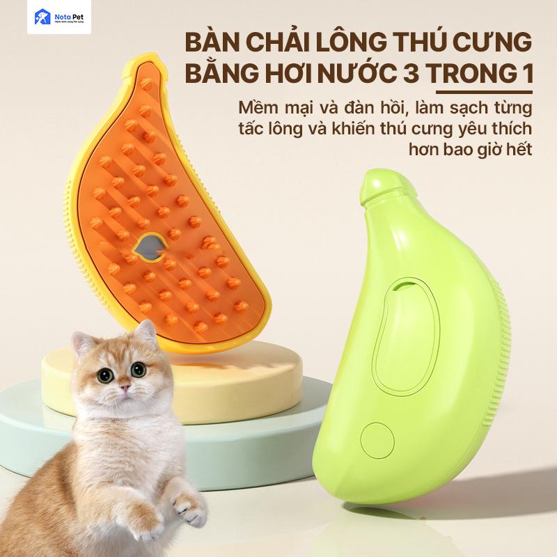 Bàn Chải Lông Thú Cưng Massage Phun Sương KPET1 - Nota Pet VN 0