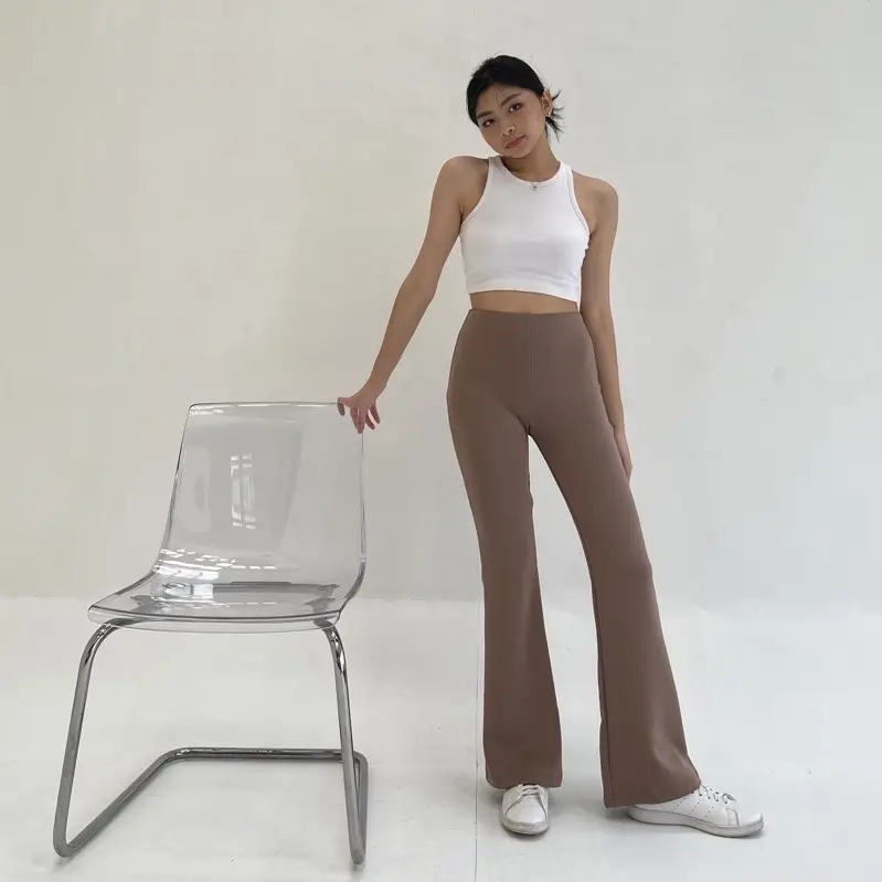 Dimiso - Flare Pants - Highwaist Flare Pants - Highwaist Kulot Cutbray Scuba 2