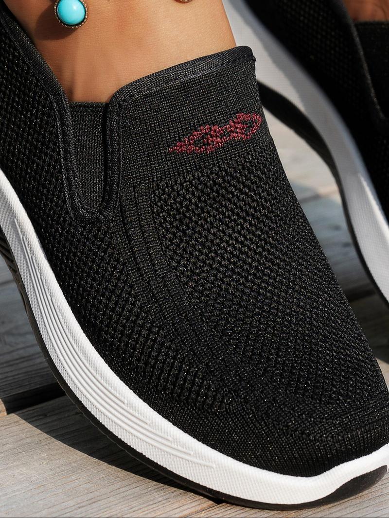 Product Introduction of Women's Mesh Breathable Lightweight Slip on Shoes, Casual Comfortable Low Top Shoes, All-match Commuter Shoes for Work & Daily Wear 20