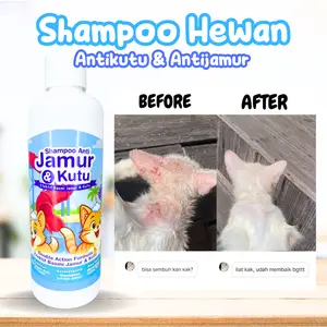 SHAMPO ANTI JAMUR & KUTU UNTUK KUCING DAN ANJING. SHAMPO KUCING DAN SHAMPO ANJING DENGAN PERLINDUNGAN GANDA