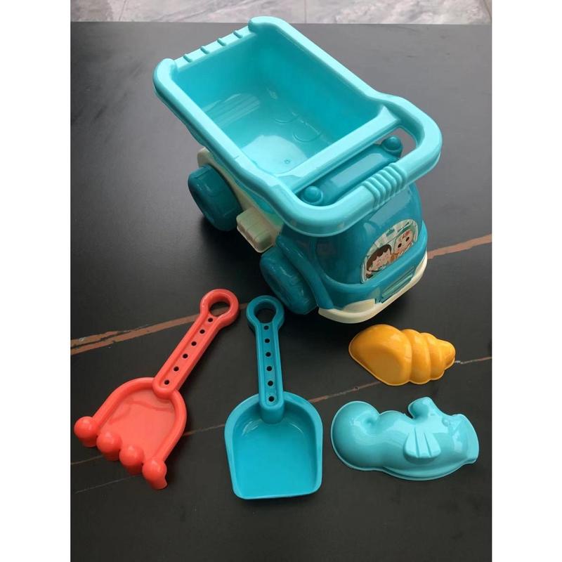 Product Introduction of Creative Multicolor Beach Toys Set Sand Mold Watering Kettle Sand Toy Bucket Shovel Outdoor Game Digging Sand Kit Gift 24