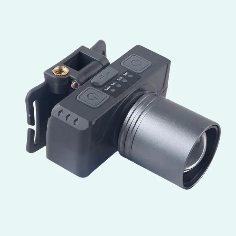 Đèn Pin Siêu Sáng Đội Đầu Xj -608 Có Zoom Thu Phóng Ánh Sáng