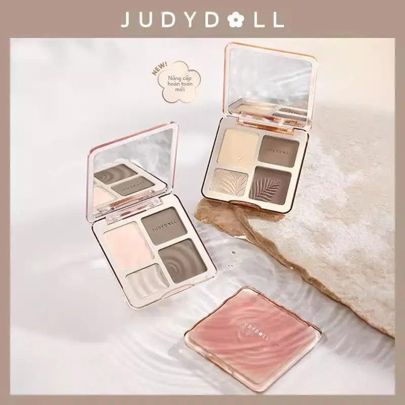 Bảng Phấn Tạo Khối Và Tạo Đường Viền Judydoll, Phát Sáng Trang Điểm Cosmetic Mỹ Phẩm bảng  chấm