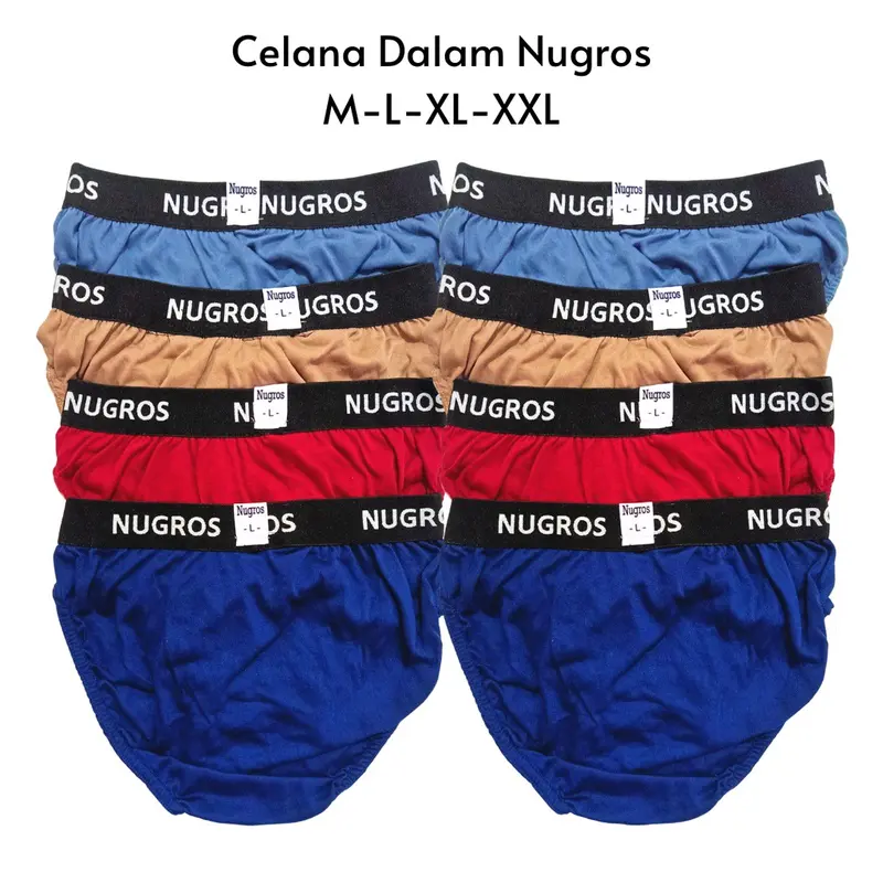 Grosir 1 lusin | celana dalam pria nugros | celana dalam pria boxer 2