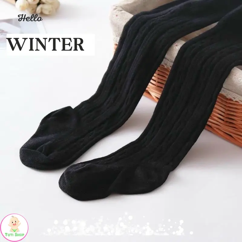 Quần tất len có bàn, quần legging, vớ quần,  quần tất cho bé gái từ 3 tháng đến 6 tuổi 2