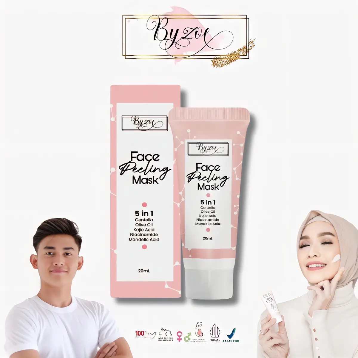 ( Ready Stock ) Byzoe Face Peeling Mask Dead Cell Remover - FYC