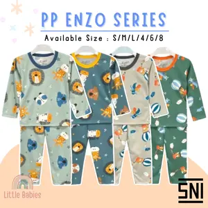 [SNI] SETELAN BAJU ANAK LAKI-LAKI 1-8 TAHUN "PP ENZO EDITION" / SETELAN BAJU ANAK KELFI