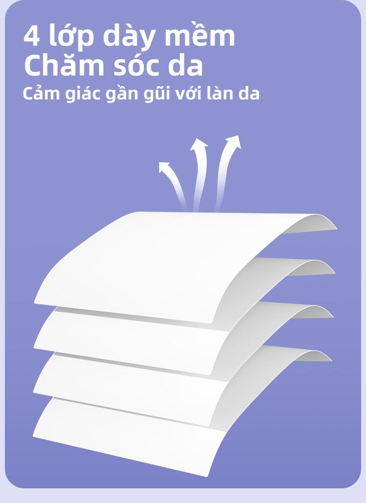 Product Introduction of (Mua 6 gói và nhận 3 móc miễn phí)Khăn giấy treo tường: được làm bằng chất liệu cao cấp, không sinh ra bụi giấy, bền khi tiếp xúc với nước, mang lại sự tiện lợi và an toàn hàng đầu. 5
