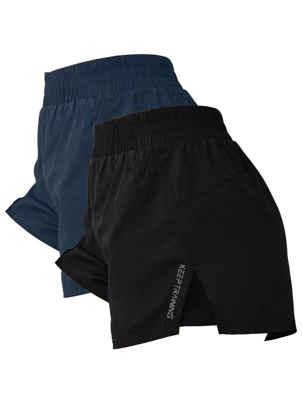 Women's Letter Print Shorts, Casual Comfy Breathable Shorts for Yoga Gym Workout Running, Ladies Bottoms for Summer 1