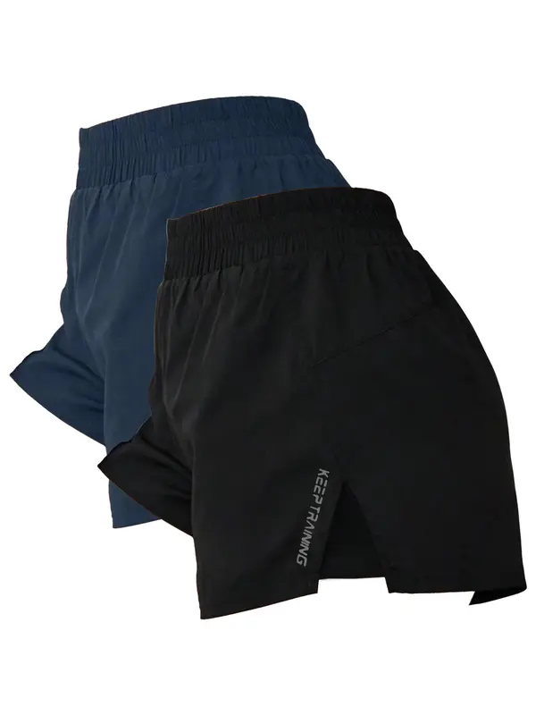 Women's Letter Print Shorts, Casual Comfy Breathable Shorts for Yoga Gym Workout Running, Ladies Bottoms for Summer, Sportswear, Womenswear 1