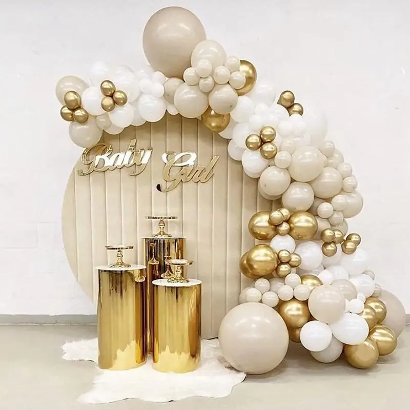 Balloon Garland Arch Kit with Tape, 185pcs/set Mixed Color Latex Balloon, Birthday Party Decoration Supplies 2