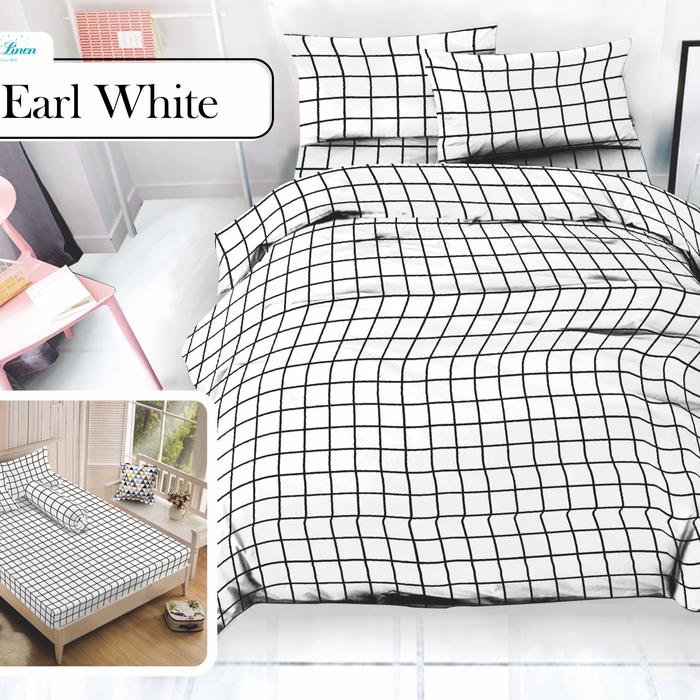 Gambar Diva Linen Selimut Bedcover Hangat Motif Kotak Kotak Ala Korea Ukuran Double - Earl White dari DivaLinenOfficial Kab. Bogor Tokopedia