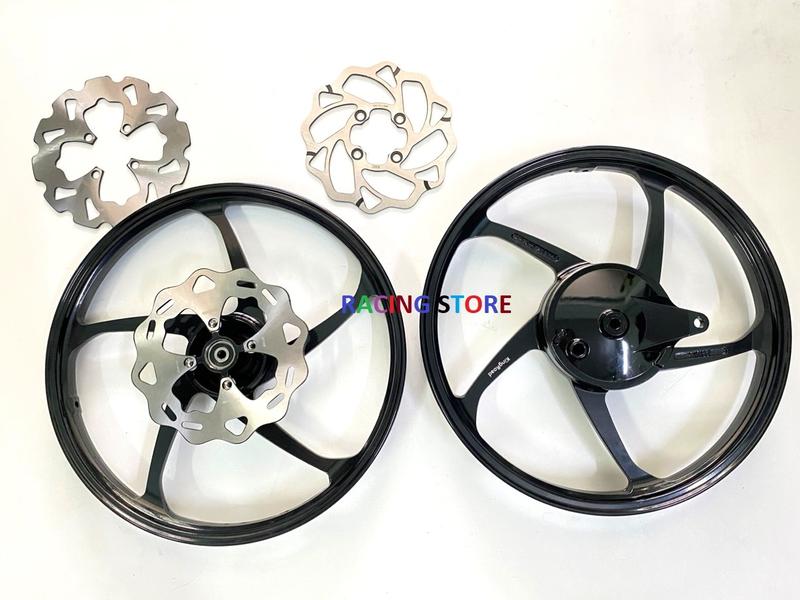 MÂM- VÀNH KIỂU 5 CÂY RALLY CHO SIRIUS, JUPITER, TAURUS, EXCITER 135 2006-2010... Phụ Kiện Phụ Tùng mâm 5 cây cnc sirius