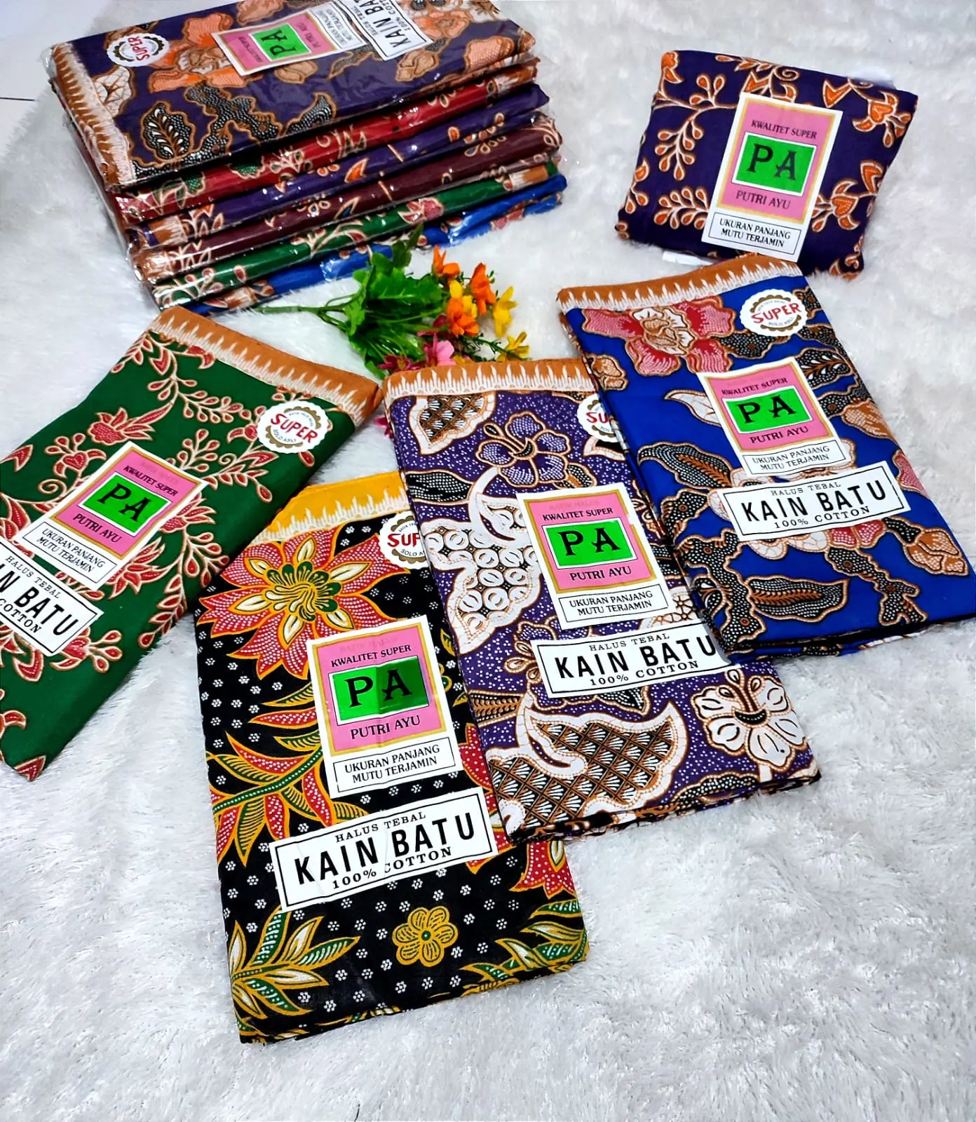paket PROMO ISI 5 pcs kain  panjang BAHAN FULL KATUN DAPAT NYERAP AIR BISA WARNA COKLAT