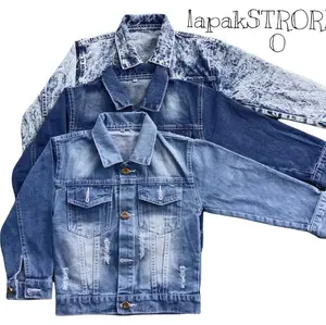 JAKET JEANS ANAK PRIA WANITA UNISEX UMUR  5-14 TAHUN SUPER PREMIUM TERBARU/JAKET JEANS ANAK MOTIF LUCU Perempuan laki laki