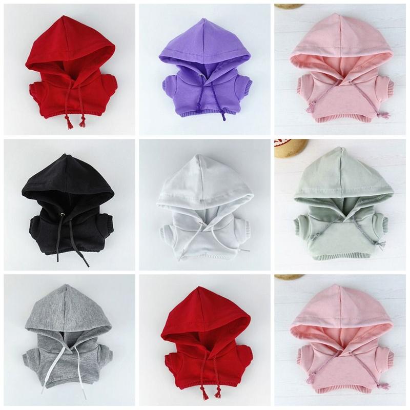 Hoodie L a B u B u Handmade untuk Boneka Kapas 15cm/20cm, Sweatshirt Outfit Fashion, Top untuk Boneka BJD 1/11 1/12 OB11, 10cm 15cm 20cm 7