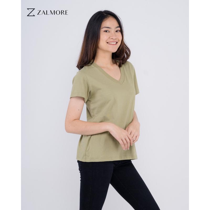 Zalmore Pastel Series Woman T-Shirt Premium Cotton - Kaos Wanita 4