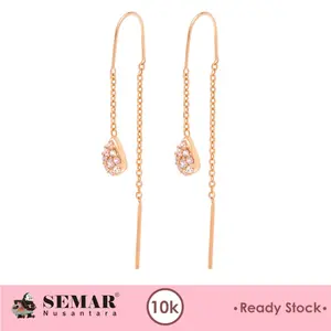Anting Emas Slundup Ayana Tetes Air Gold 10K Semar Nusantara