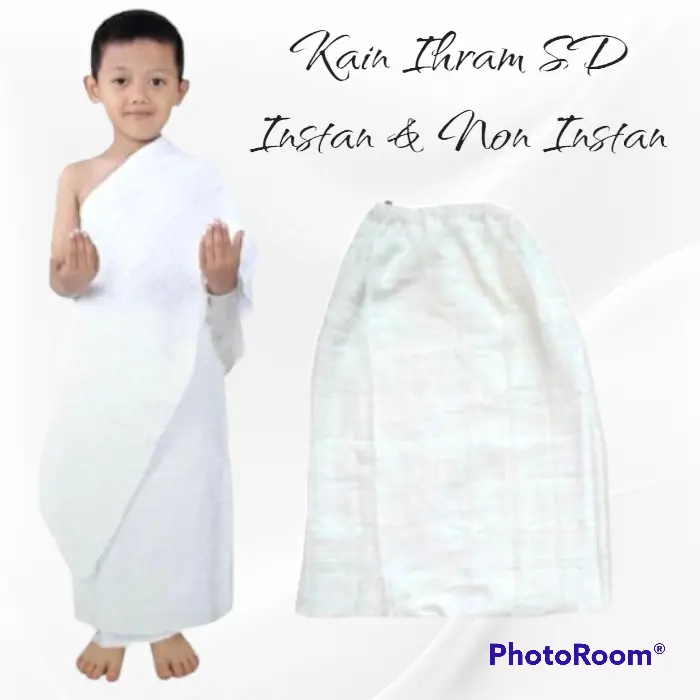 Kain Ikhrom Handuk Anak TK SD SMP Instan dan Non Instan Atasan Katun