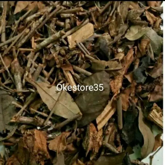Daun Benalu kopi kering asli herbal 100gram