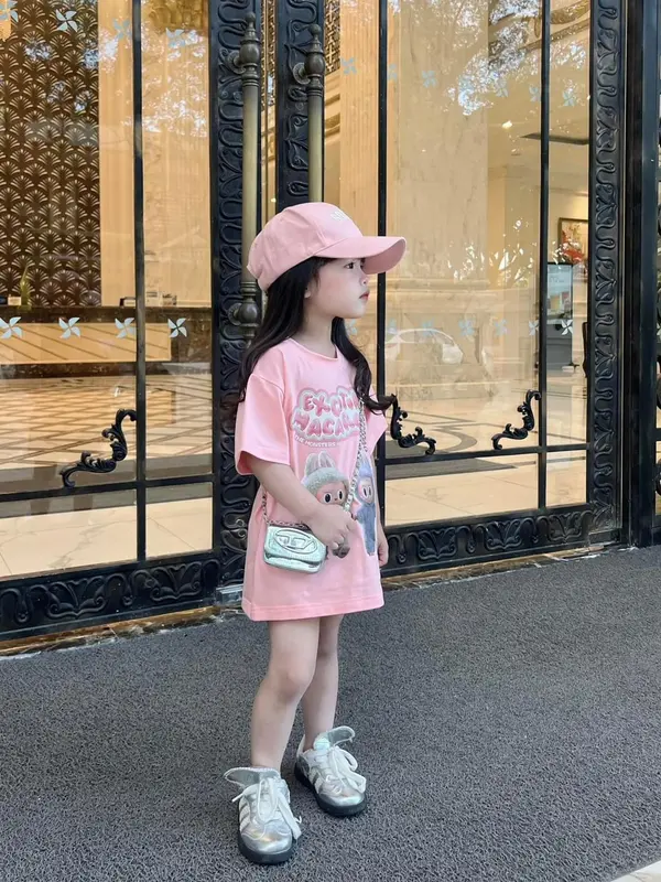Áo phông cho bé labubu exciting, áo thun trẻ em fom xuông,unisex.TPKIDS.[M737] 2
