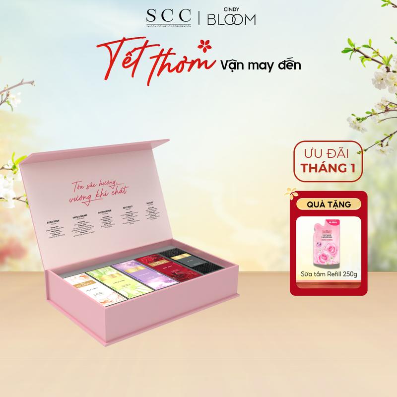  Hộp Quà Set 5 Chai Nước Hoa Nữ Cindy Bloom 10ml Chai Sang Trọng Quà Tặng Bạn Gái Quà Tặng Cô Giáo Mùi Hương Quyến Rũ Thanh Lịch Dịu Dàng Thời Thượng Lưu Hương Lâu Đến 8 Giờ Quatangbangai 